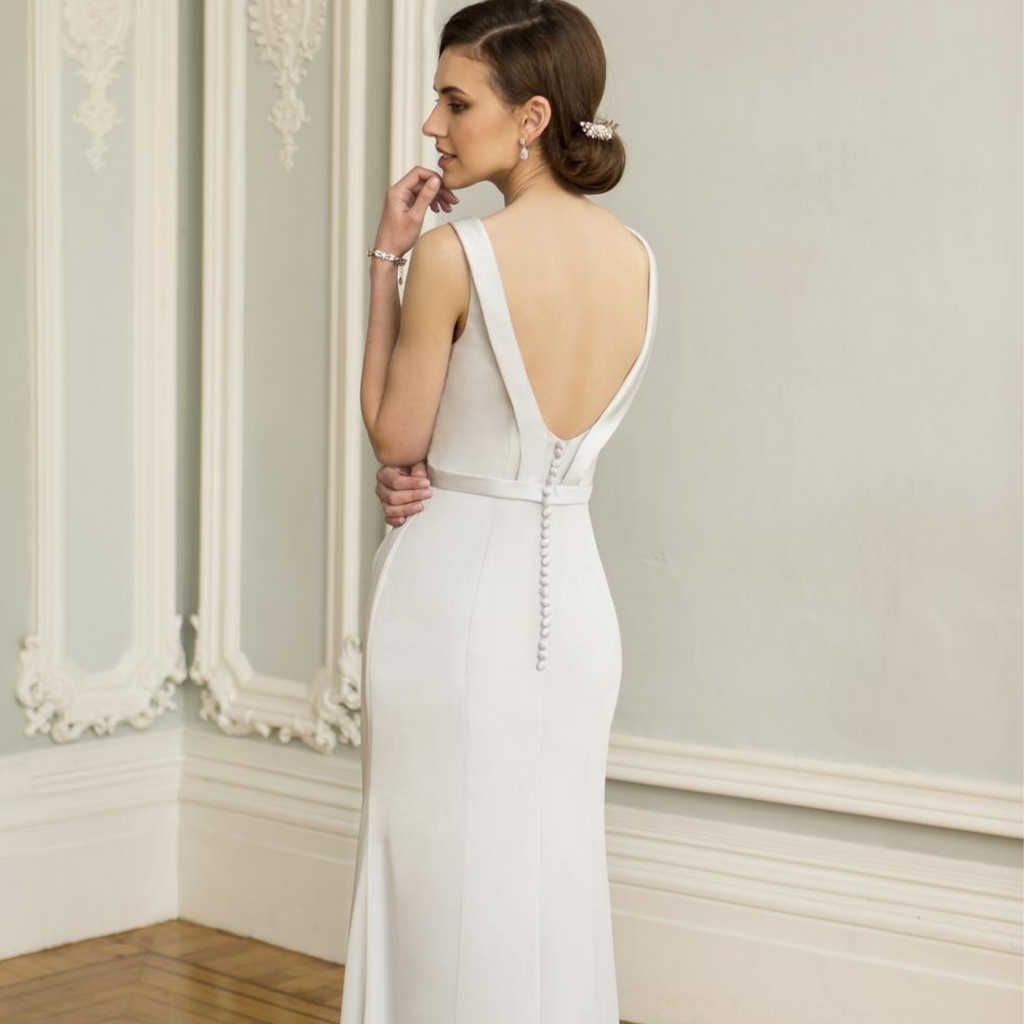 True Bride E175 Back Detail